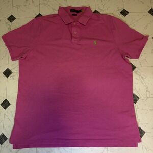 Polo Ralph Lauren Classic Fit Polo Shirt Pink Men's XL